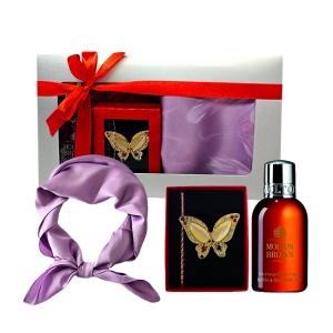 Set Fragrant Gel de dus martisor si esarfa cu matase