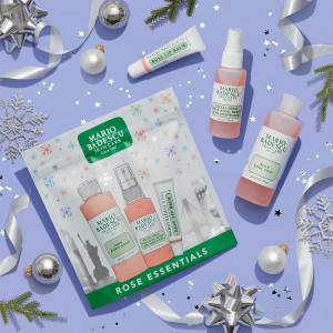 Set ingrijire Mario Badescu Rose Essentials, Spray facial Facial Spray, 59 ml + Balsam de buze Rose Lip Balm, 10 g + Gelul de dus Rose Body Soap, 118 ml - Img 2