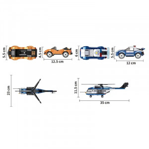 Set Joc Constructie STEM tip Lego Police,  535 piese 3