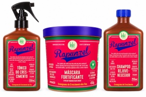 Set Lola Cosmetics Rapunzel pentru Păr Fragil – Șampon 250 ml + Mască 450 g + Tonic 250 ml