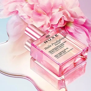 Set Nuxe Prodigieux Floral: Ulei Multifunctional pentru Fata, Corp si Par, 100 ml + Gel de Dus Curatare pentru Toate Tipurile de Piele, 30 ml