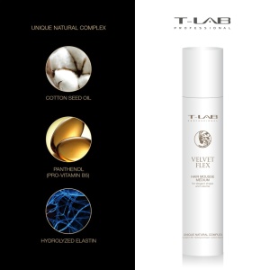 Spuma de par cu fixare medie Vlevet Flex T-LAB Professional, 300 ml