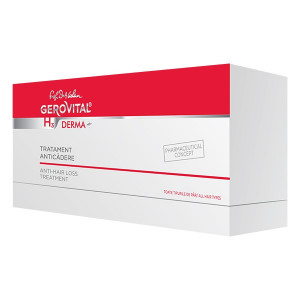 Tratament anticadere H3 Derma+, 12 fiole, Gerovital