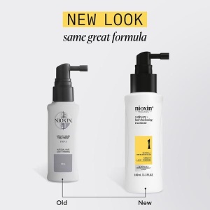 Tratament Profesional Leave-in Fortifiant Impotriva Ruperii pentru Par Natural cu Aspect Usor Subtiat - Nioxin System 1 Scalp + Hair Treatment, 100 ml