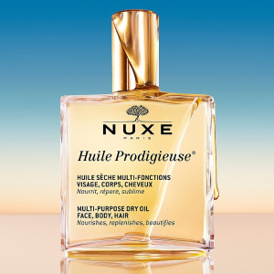 Ulei uscat multifunctional intens hidratant pentru fata, corp si par Riche Huile Prodigieuse, 100 ml, Nuxe