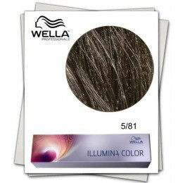 Vopsea de par permanenta Wella Professionals Illumina Color 5/81 - Img 3