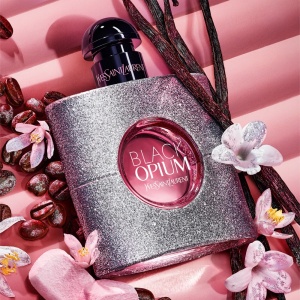 Yves Saint Laurent Black Opium Glitter, Apa de Parfum, Femei