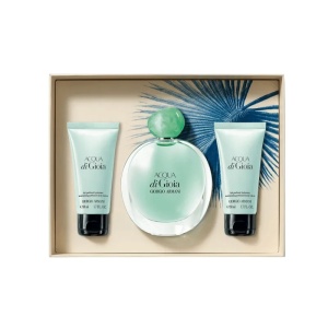 Armani Set Acqua Di Gioia Apa de Parfum 100 ml + Lotiune de corp 50 ml + Lotiune de corp 50 ml, Femei