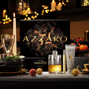 Azzaro Wanted, Apa de Toaleta, Barbati, 100 ml + Gel de dus, 75 ml, + Apa de Toaleta, 10 ml
