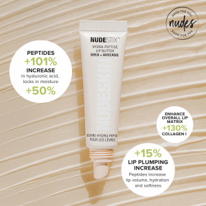 Balsam de buze Nudeskin Hydra-Peptide Lip Butter – Avocado + Shea 10 ml - Img 3