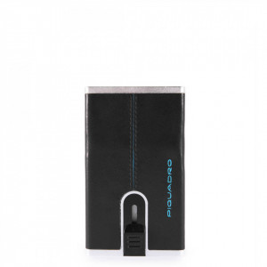 Card Holder Piquadro Blue Square Barbati - Img 6