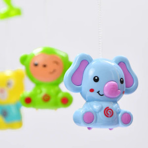 Caruselul muzical pentru bebelusi, Crib Bell, cu animale 
