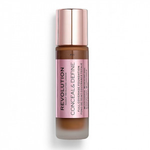 Corector Makeup Revolution, Conceal & Define, Oil Free, Cream Foundation, 23 ml