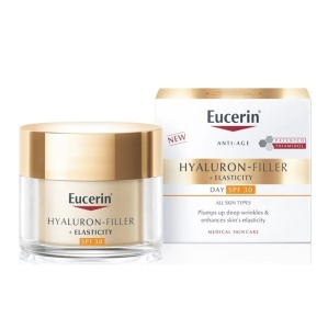Crema antirid de zi cu SPF30 Hyaluron Filler + Elasticity Eucerin, 50 ml