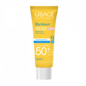 Crema colorata pentru protectie solara cu SPF 50+ Bariesun, Nuanta Fair, 50 ml, Uriage