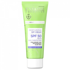 Cremă de Față Hidratantă cu Protecție Solara SPF 50 Eveline Cosmetics