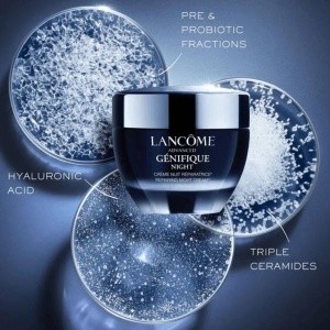 Crema de noapte cu efect de intinerire cu acid hialuronic, Lancôme Génifique Advanced Night, 50 ml