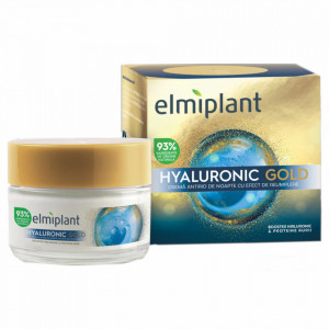 Cremă de zi antirid cu efect de umplere SPF 10 Hyaluronic Gold, Elmiplant