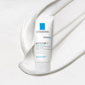 Crema hidratanta si calmanta pentru pielea grasa fragilizata La Roche-Posay Effaclar H Iso-Biome, 40ml - Img 2