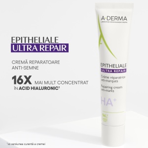 Crema reparatoare pentru pielea deteriorata A-Derma Epitheliale Ultra Repair, 40 ml