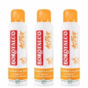 Deodorant spray antiperspirant Active Mandarine si Neroli, 150 ml, Borotalco