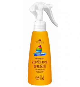 Emulsie pentru accelerarea bronzarii cu unt de cacao SPF 6 Cosmetic Plant