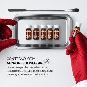 Fiole de fata cu efect microneedling si complex cu 7 tipuri de peptide BTx7 Lift Complex Multi-active, 10 fiole x 2 ml, La Cabine