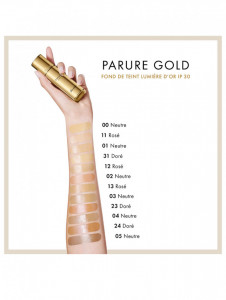 Fond de ten Guerlain Parure Gold Fluid Radiance Foundation Spf 30 - Img 3