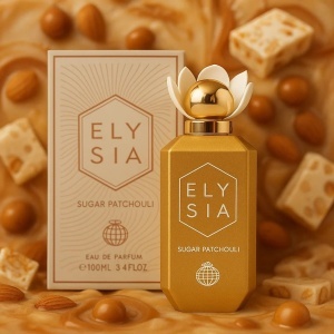 Fragrance World Elysia Elysia Sugar Patchouli, Apa de Parfum, Femei, 100 ml