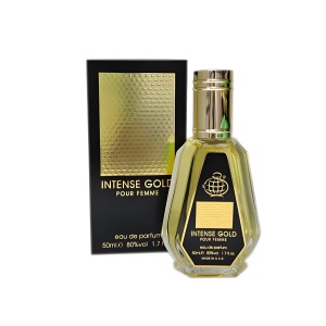 Fragrance World Intense Gold, Apa de Parfum, Femei, 50 ml