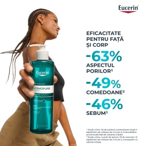Gel de curatare purifiant cu acid salicilic Dermo Pure, 200 ml, Eucerin