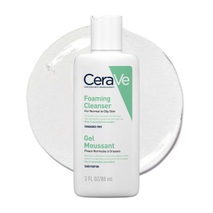 Gel de curatare spumant cu ceramide si niacinamida Travel Size, 88 ml, CeraVe