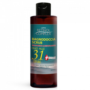 Gel de dus ulei&scrub cu 31 IERBURI AROMATE Retinol Complex, 500ml