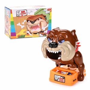 Joc de indemanare pentru copii Bad Dog, cu bulldog interactiv si oase de colectat - Img 2