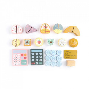 Joc de rol puzzle lemn Cofetaria tip Montessori, Kabi - Img 3