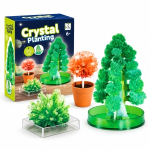 Joc educativ cu experimente, crestere cristale 3 in 1 Crystal Planting, 6 ani+