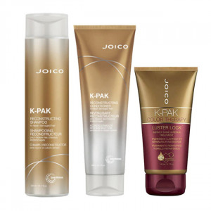 Kit pentru ingrijirea parului Joico K-Pak Reconstructing Sampon 300 ml + Balsam 250 ml + Tratament 150 ml
