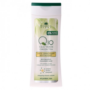 Lapte demachiant revitalizant Q10 si ceai verde Cosmetic Plant