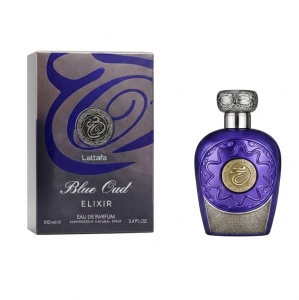 Lattafa Opulent Blue Oud Elixir, Apa de Parfum, barbati, 100 ml