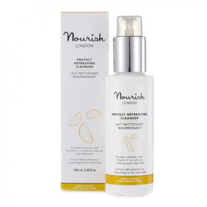 Lotiune demachiant Nourish London Protect Refreshing Cleanser