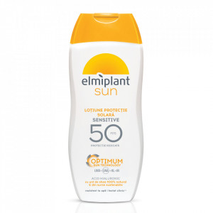 Lotiune pentru protectie solara cu SPF 50+ Elmiplant Optimum Sun, 200 ml