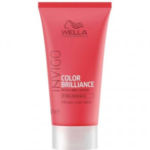Masca pentru par fin/normal vopsit Wella Professionals Invigo Color Brilliance, 30ml