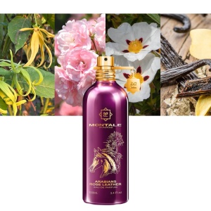 Montale Arabians Rose Leather, Apa de Parfum, Unisex