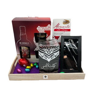 Pachet cadou Stars, set Chivas Regal 12Yo, parfum Ard Al Zaafaran, Kalimat Latansa