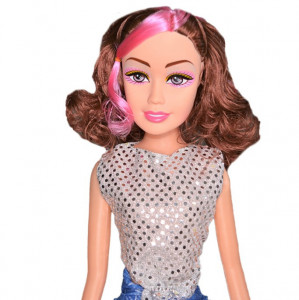 Papusa muzicala Fashion Girl, 70 cm