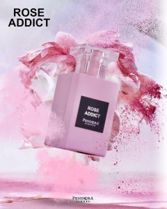Paris Corner Pendora Scents, Rose Addict, Apa de Parfum, Femei, 100 ml