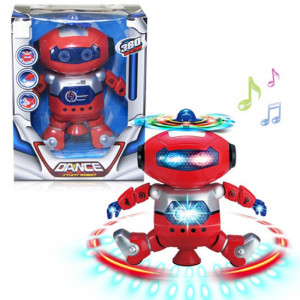 Robot interactiv 360°Mr Robot, cu lumini si sunete