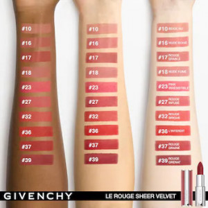 Ruj Givenchy Le Rouge Sheer Velvet Matte Vibrant Color - Img 11