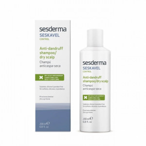 Sampon anti-matreata pentru par uscat Sesderma Seskavel Control, 200 ml