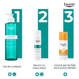 Ser cu tripla actiune Dermo Pure Eucerin, 40 ml